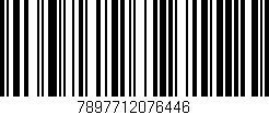 Código de barras (EAN, GTIN, SKU, ISBN): '7897712076446'
