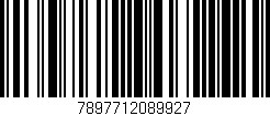 Código de barras (EAN, GTIN, SKU, ISBN): '7897712089927'