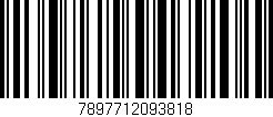 Código de barras (EAN, GTIN, SKU, ISBN): '7897712093818'