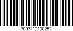 Código de barras (EAN, GTIN, SKU, ISBN): '7897712100257'