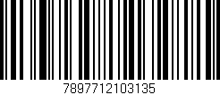 Código de barras (EAN, GTIN, SKU, ISBN): '7897712103135'