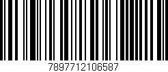Código de barras (EAN, GTIN, SKU, ISBN): '7897712106587'
