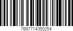 Código de barras (EAN, GTIN, SKU, ISBN): '7897714350254'