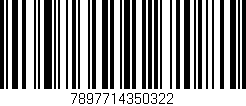 Código de barras (EAN, GTIN, SKU, ISBN): '7897714350322'