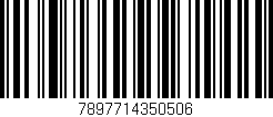 Código de barras (EAN, GTIN, SKU, ISBN): '7897714350506'