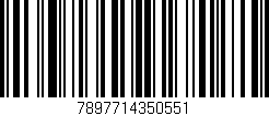 Código de barras (EAN, GTIN, SKU, ISBN): '7897714350551'