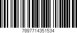 Código de barras (EAN, GTIN, SKU, ISBN): '7897714351534'