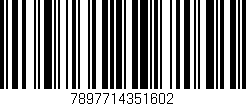 Código de barras (EAN, GTIN, SKU, ISBN): '7897714351602'
