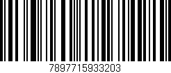 Código de barras (EAN, GTIN, SKU, ISBN): '7897715933203'