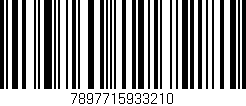 Código de barras (EAN, GTIN, SKU, ISBN): '7897715933210'