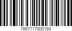 Código de barras (EAN, GTIN, SKU, ISBN): '7897717000194'