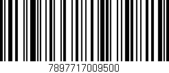 Código de barras (EAN, GTIN, SKU, ISBN): '7897717009500'