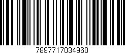 Código de barras (EAN, GTIN, SKU, ISBN): '7897717034960'