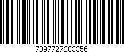 Código de barras (EAN, GTIN, SKU, ISBN): '7897727203356'