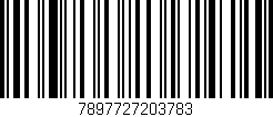 Código de barras (EAN, GTIN, SKU, ISBN): '7897727203783'