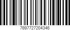 Código de barras (EAN, GTIN, SKU, ISBN): '7897727204346'