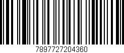 Código de barras (EAN, GTIN, SKU, ISBN): '7897727204360'