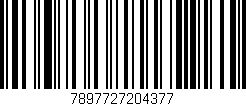 Código de barras (EAN, GTIN, SKU, ISBN): '7897727204377'