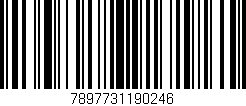 Código de barras (EAN, GTIN, SKU, ISBN): '7897731190246'
