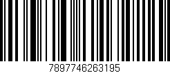 Código de barras (EAN, GTIN, SKU, ISBN): '7897746263195'