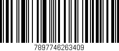 Código de barras (EAN, GTIN, SKU, ISBN): '7897746263409'
