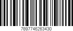 Código de barras (EAN, GTIN, SKU, ISBN): '7897746263430'