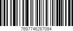 Código de barras (EAN, GTIN, SKU, ISBN): '7897746267094'
