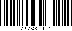 Código de barras (EAN, GTIN, SKU, ISBN): '7897746270001'