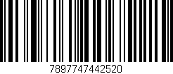 Código de barras (EAN, GTIN, SKU, ISBN): '7897747442520'