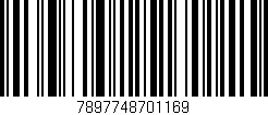 Código de barras (EAN, GTIN, SKU, ISBN): '7897748701169'