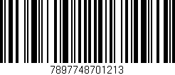 Código de barras (EAN, GTIN, SKU, ISBN): '7897748701213'
