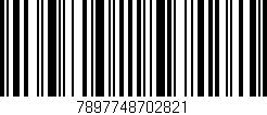 Código de barras (EAN, GTIN, SKU, ISBN): '7897748702821'