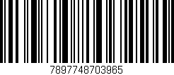 Código de barras (EAN, GTIN, SKU, ISBN): '7897748703965'