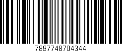 Código de barras (EAN, GTIN, SKU, ISBN): '7897748704344'