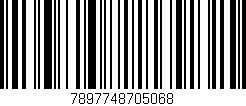 Código de barras (EAN, GTIN, SKU, ISBN): '7897748705068'