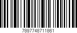 Código de barras (EAN, GTIN, SKU, ISBN): '7897748711861'
