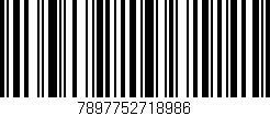 Código de barras (EAN, GTIN, SKU, ISBN): '7897752718986'