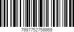 Código de barras (EAN, GTIN, SKU, ISBN): '7897752758869'