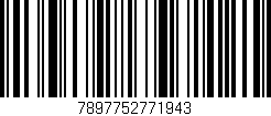 Código de barras (EAN, GTIN, SKU, ISBN): '7897752771943'