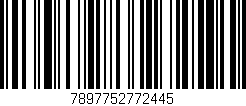 Código de barras (EAN, GTIN, SKU, ISBN): '7897752772445'
