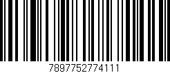 Código de barras (EAN, GTIN, SKU, ISBN): '7897752774111'