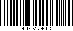 Código de barras (EAN, GTIN, SKU, ISBN): '7897752776924'
