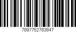 Código de barras (EAN, GTIN, SKU, ISBN): '7897752783847'