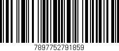 Código de barras (EAN, GTIN, SKU, ISBN): '7897752791859'