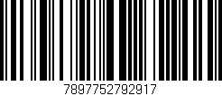 Código de barras (EAN, GTIN, SKU, ISBN): '7897752792917'