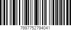 Código de barras (EAN, GTIN, SKU, ISBN): '7897752794041'
