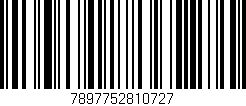 Código de barras (EAN, GTIN, SKU, ISBN): '7897752810727'