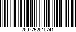 Código de barras (EAN, GTIN, SKU, ISBN): '7897752810741'