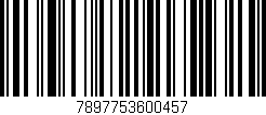 Código de barras (EAN, GTIN, SKU, ISBN): '7897753600457'