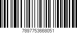 Código de barras (EAN, GTIN, SKU, ISBN): '7897753668051'